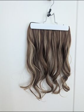 Brown Blonde Balayage Halo Hair Extensions - Women Hair